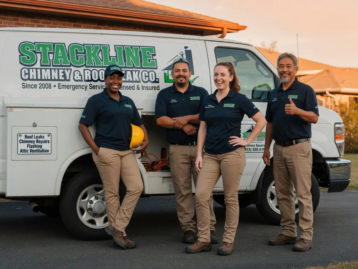 Chimney flashing repair company in Gridley, KS
